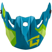 Mx 96 Splinter Visor W/Screws Matte Blue/Green - GMAX