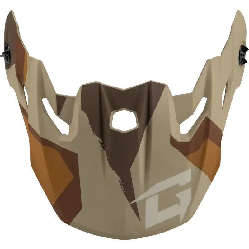 Mx 96 Splinter Visor W/Screws Matte Brwn/Tan/White - GMAX