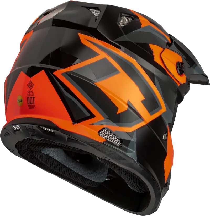 Mx 96s Splinter Helmet Black/Orange 2x