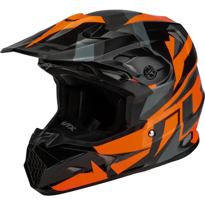 Mx 96s Splinter Helmet Black/Orange 2x