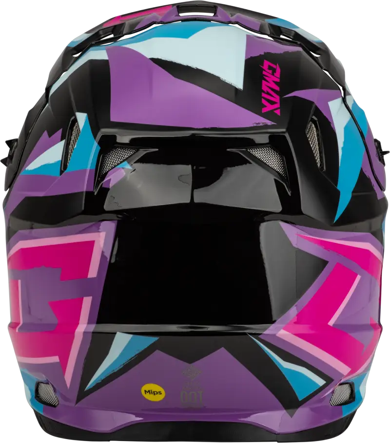 Mx 96s Splinter Helmet Black/Purple/Blue Xs
