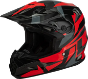 Mx 96s Splinter Helmet Black/Red Xs