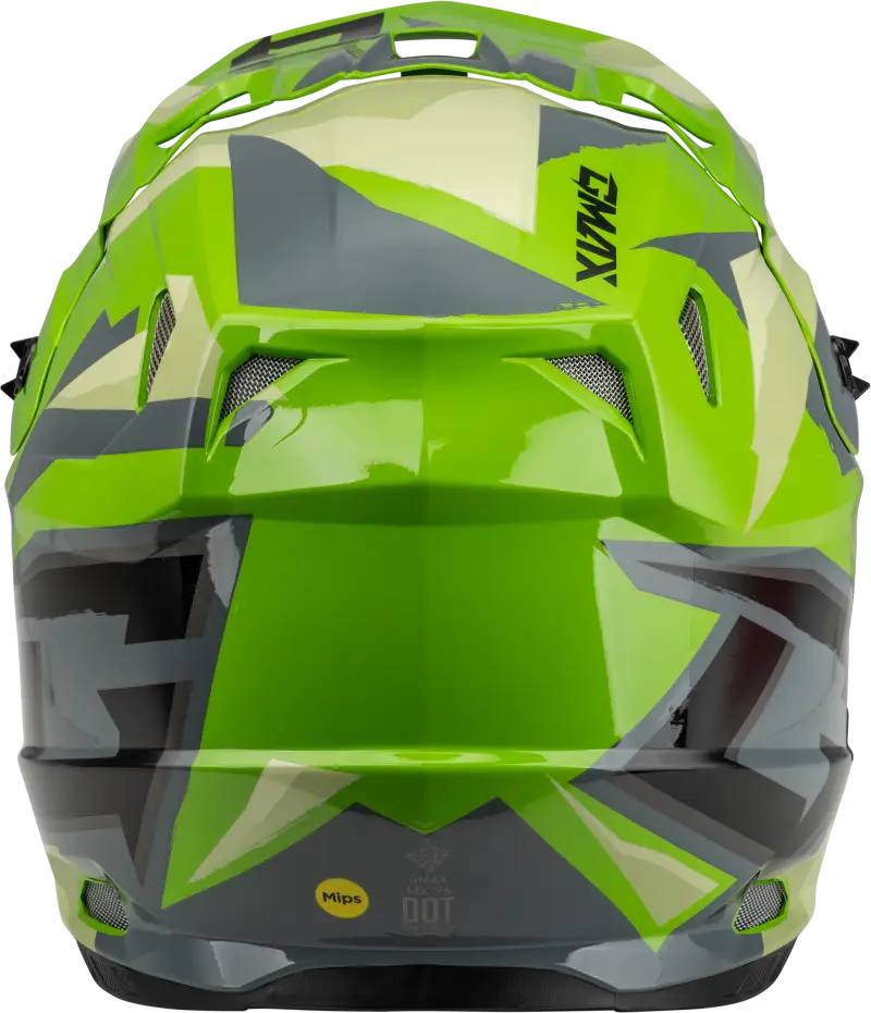 Mx 96s Splinter Helmet Green/Grey/Black Lg