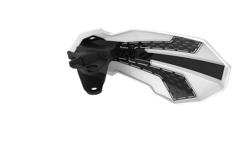 Mx Flow Handguards White/Black 