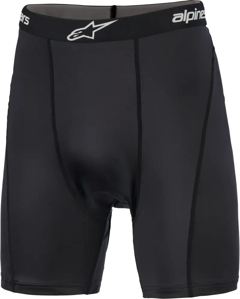 Mx Boxer Padded Black Md - ALPINESTARS