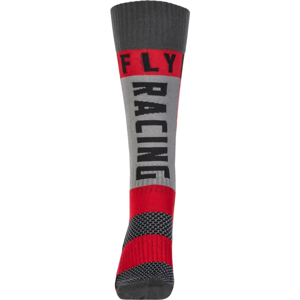 Mx Socks Thick Red/Grey Lg/Xl