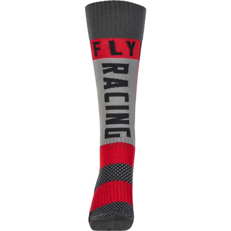 Mx Socks Thick Red/Grey Lg/Xl