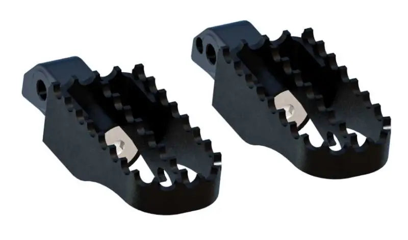 BURLY BRAND Mx Style Style Foot Pegs Black