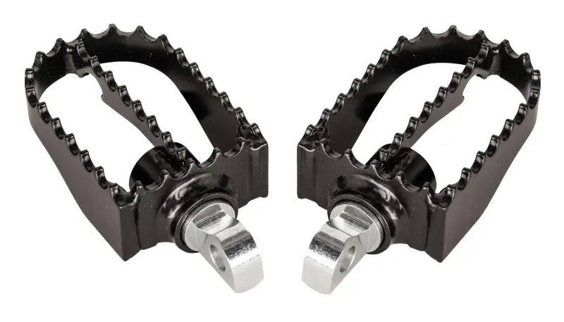 BURLY BRAND Mx Style Footpegs Black