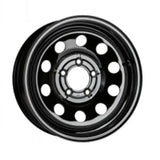MX560655BM1BX Taskmaster Steel - 15X6 6X5.5 Black Mod Boxed - Trailer Wheel
