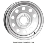 MX660865SM1LBX Taskmaster Steel - 16X6 8X6.5 Silver Mod Boxed - Trailer Wheel