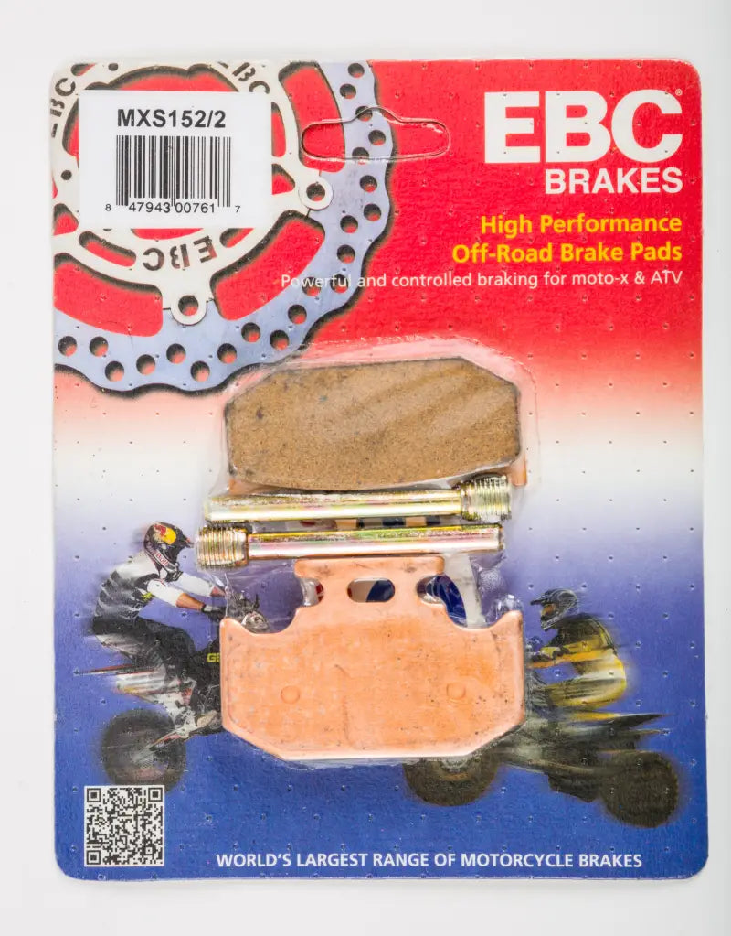 EBC off-road brake pads for MXS152/2, reliable standard brake pads for vehicle’s braking