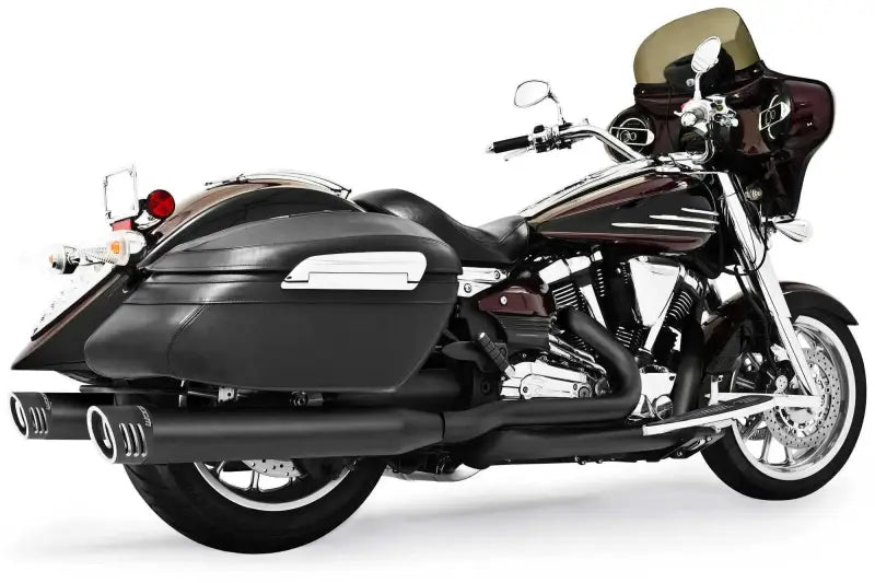 MY00117 4" Racing System Black/Black Sculpted Tip Yamaha