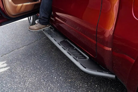 N-FAB 19-21 GMC 1500 Crew Crab Ravegr Running Boards - Textured Black - Truck & Automotive