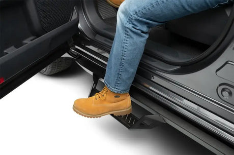 N-Fab 2022 Toyota Tundra Crew Max Cab All Beds SRW Predator Pro Steps Textured Black w/o Bed Access - Truck & Automotive