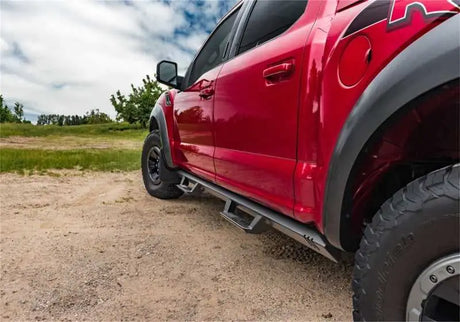 N-Fab EPYX 07-18 Chevy/GMC 1500 / 08-10 Chevy/GMC 2500/3500 Crew Cab - Cab Length - Tex. Black 
