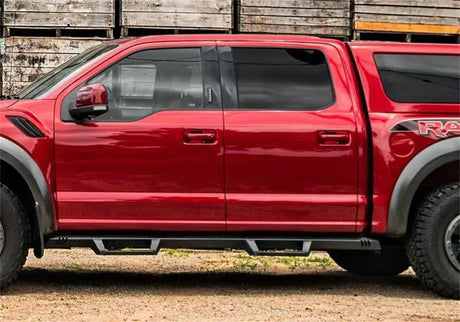 N-Fab EPYX 07-18 Chevy/GMC 1500 / 08-10 Chevy/GMC 2500/3500 Crew Cab - Cab Length - Tex. Black 
