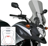 Gray tinted N20008 Vstream Sport Tour Screen with mounting hardware for sport tour bikes