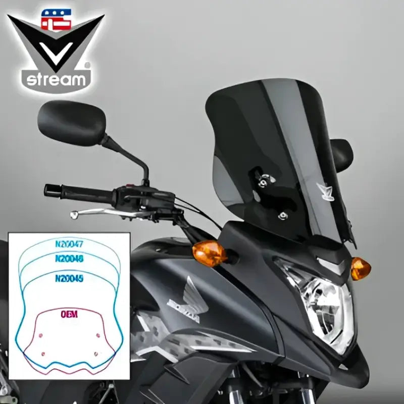 N20045 Vstream Windscreen Dark Tint 