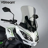 Tall clear Kawasaki windscreen N20119 VStream Med Screen LT Tint for touring rides
