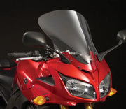 Red motorcycle with smoked windscreen on N20303 Vstream replacement screen for Vstream replacement