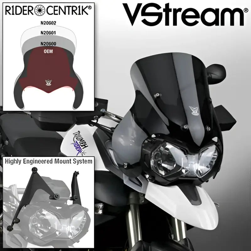 N20600 Vstream Sport Windscreen Dark Smoke 
