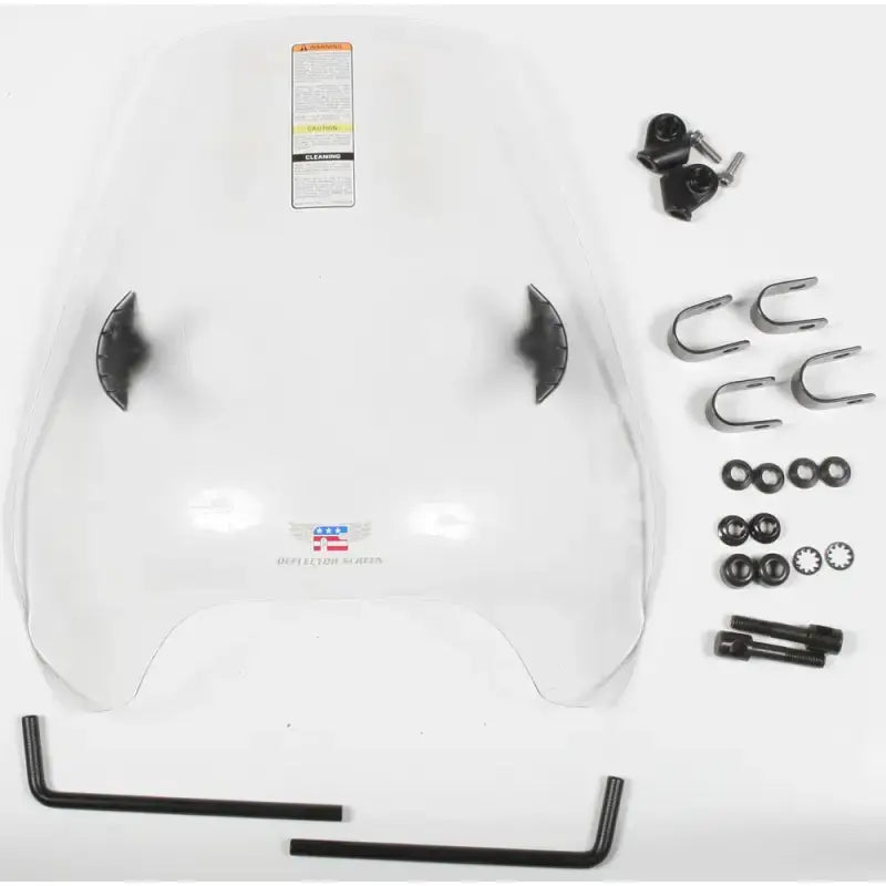 N25030 Deflector Screen Clear 7/8" 1" U Clamp 