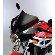Red Suzuki motorcycle with dark smoke N2520 F Series F 15 sport fairing