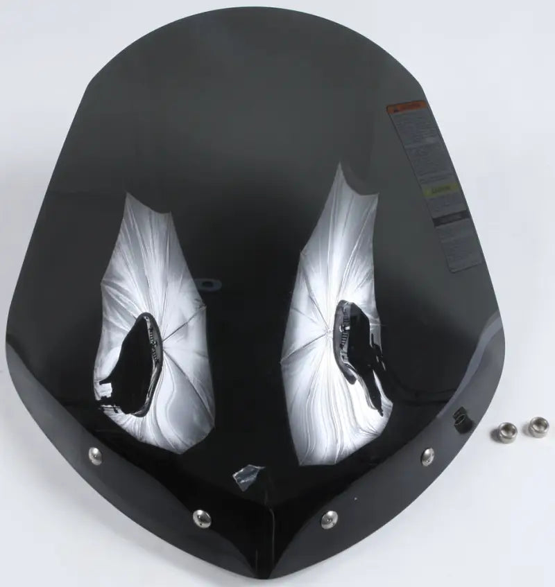 N2705 Gladiator Windshield W/Chrome Mounts (Dark Tint) 