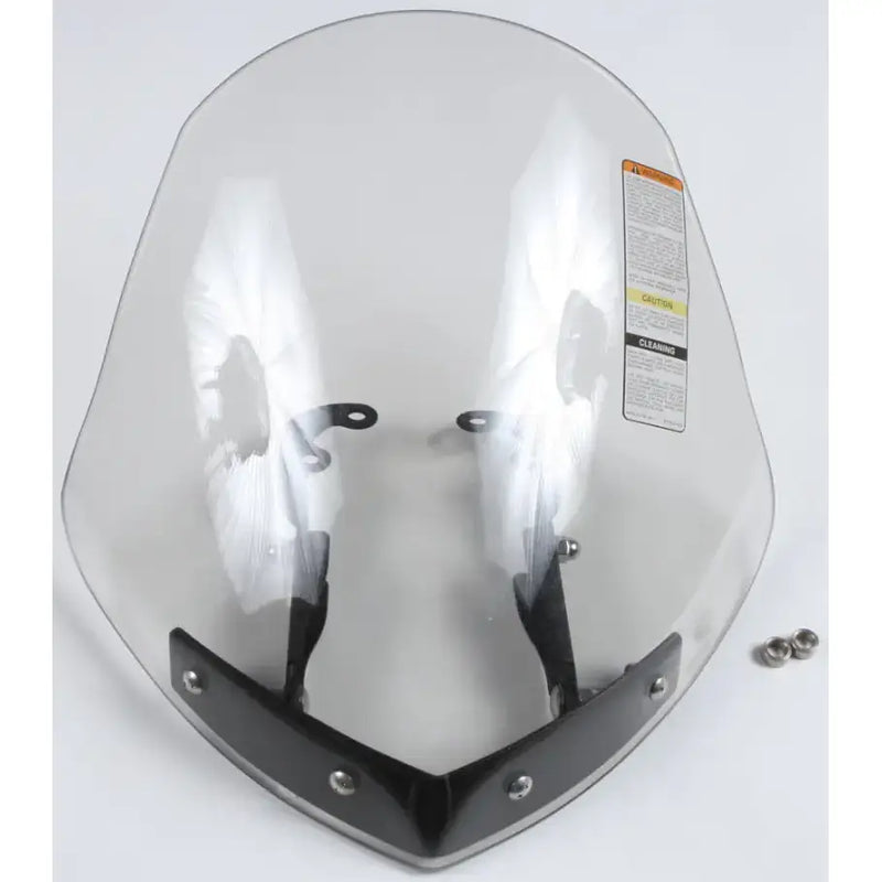 N2706 Gladiator Windshield W/Black Mounts (Light Tint) 