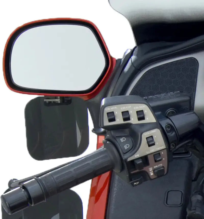 N5108 Wing Deflectors Mirror Mount Dark Smoke 