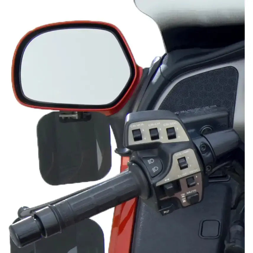 N5108 Wing Deflectors Mirror Mount Dark Smoke 