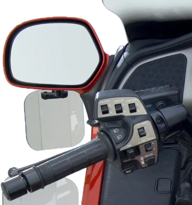 N5110 Wing Deflectors Mirror Mount Light Smoke 