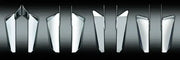 N76605 National Cycle Switchblade Chrome Lowers Chrome Hardware 