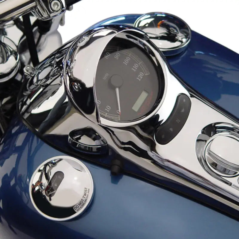 N7840 National Cycle Speedometer Cowl Chrome 