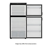 N8DCBKR Norcold 8Cu Ft 12V DC Compact Refrigerator, Right-Hand Swing, Black Exterior, Efficient Storage Solution for RVs and Marine Vessels.
