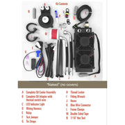 ULTRACOOL Naked Oil Cooler M8 Touring `17 23 Blk