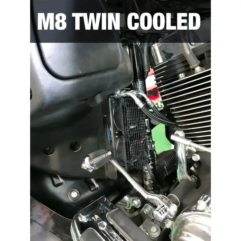Naked Oil Cooler M8 Touring  `17 23  Blk 