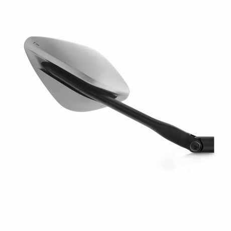 Namic Street Mirror Silver/Black Right Ea - Powersports