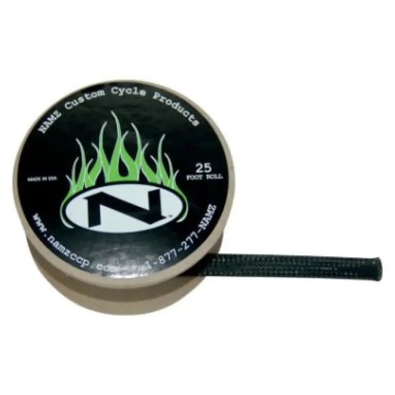 Namz Custom Cycle NBFS-2502 1/4’’ Flex Sleeving 25’ Spool Id Black - Electrical