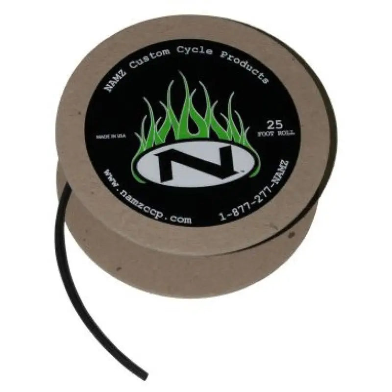 Namz Custom Cycle NHSR-25012 1/2’’ Heat Shrink 25’ Spool Id Black - Electrical