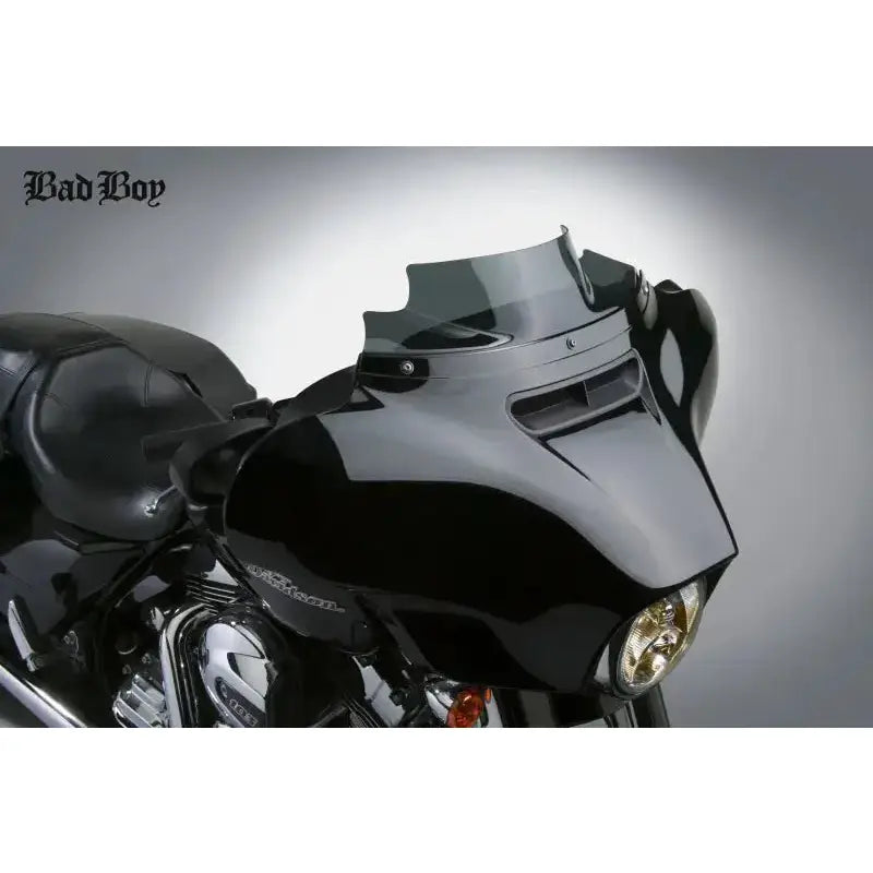 Black glossy BadBoy Custom windscreen for National Cycle FLHTK FLHTKL FLHX Harley