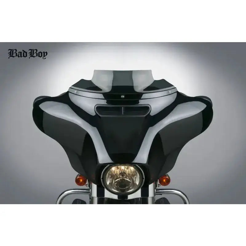 Sleek black chrome National Cycle BadBoy Custom fairing for FLHTK FLHTKL FLHX