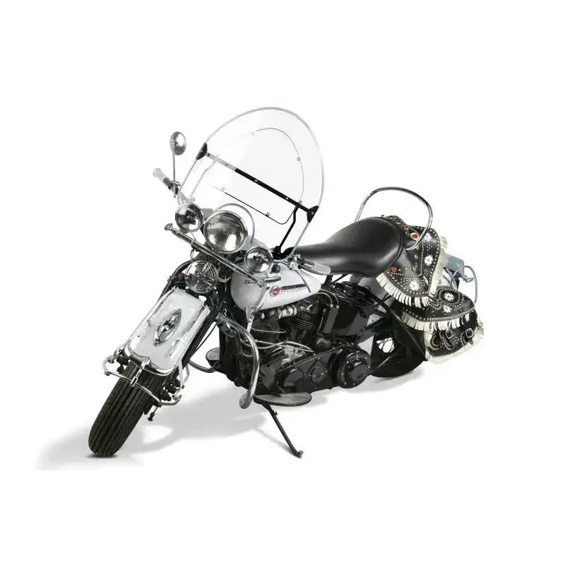 National Cycle 36-47 Harley Davidson Knucklehead/1948 PanHead Vintage Round Top Windshield-Clear - RV and Auto Parts