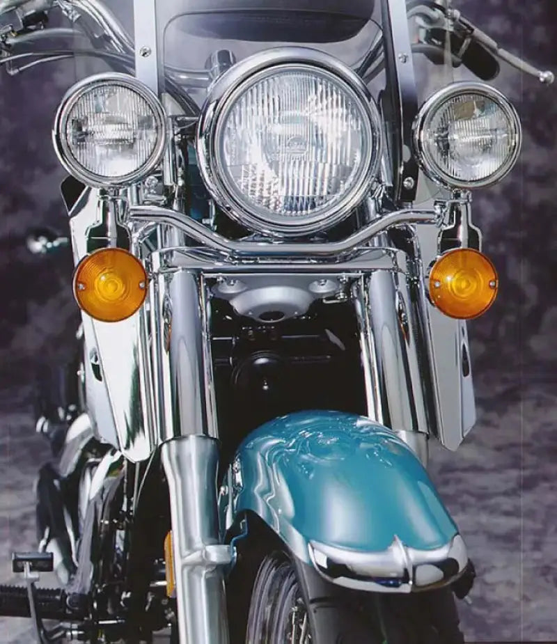 National Cycle 83-12 Harley FXS/FXD/FXW/ Kawasaki VN800-1500 Vulcan Classic Chrome Lower Deflector - RV and Auto Parts
