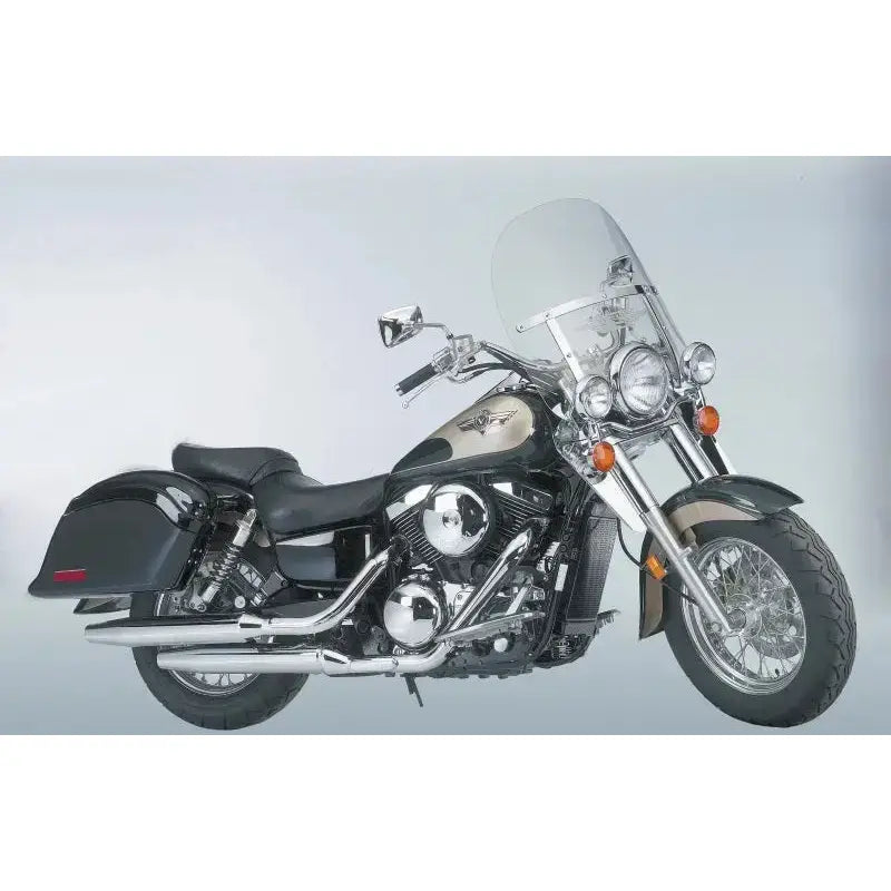 National Cycle 83-12 Harley FXS/FXD/FXW/ Kawasaki VN800-1500 Vulcan Classic Chrome Lower Deflector - RV and Auto Parts