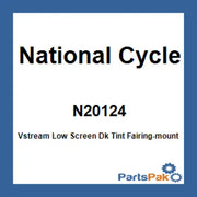 National Cycle N20124 Vstream Low Screen Dk Tint - Windshield/Windscreen