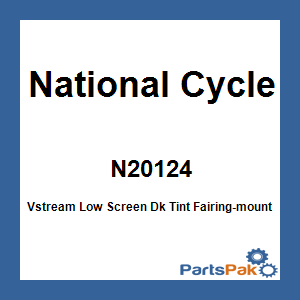 National Cycle N20124 Vstream Low Screen Dk Tint