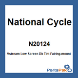 National Cycle N20124 Vstream Low Screen Dk Tint