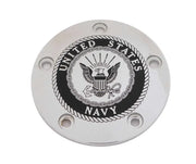 CUSTOM ENGRAVING NAV15-04 Tc Timer Cover Navy Chrome